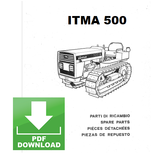 ITMA 500 Catalogo ricambi Manuale parti esplosi trattore SPARE PARTS