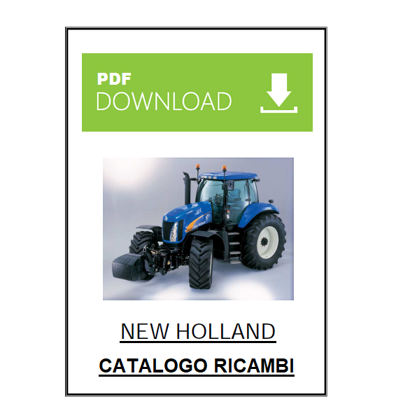 New Holland Catalogo ricambi trattori serie TL TM TN TNA TNF TVT TSA manuale parti esplosi