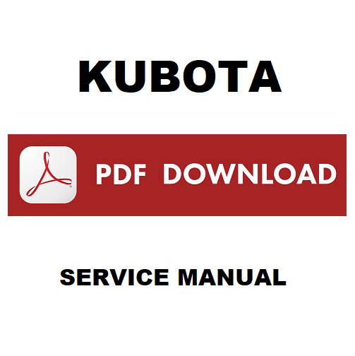 KUBOTA MX 5100 tractor Workshop service manual repair instructions