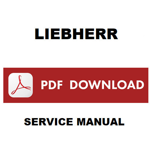 LIEBHERR A954C Litronic Escavatore Manuale officina riparazioni Workshop Service