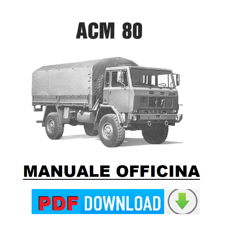 Autocarro FIAT IVECO ACM 80 ACM90 Manuale officina Istruzioni per le riparazioni