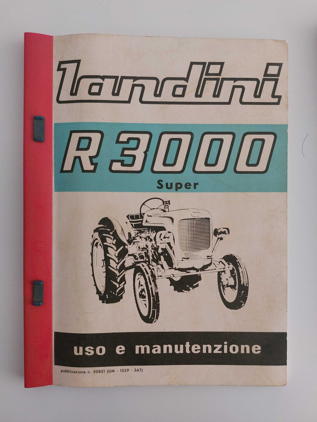 LANDINI R3000 Super Manuale uso manutenzione Libretto istruzioni trattore