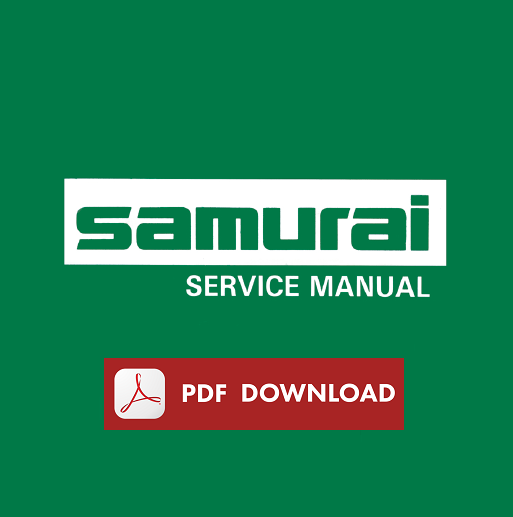 SUZUKI SAMURAI 1986-1994 Workshop Service Manual Repair Manuale officina riparazione assistenza