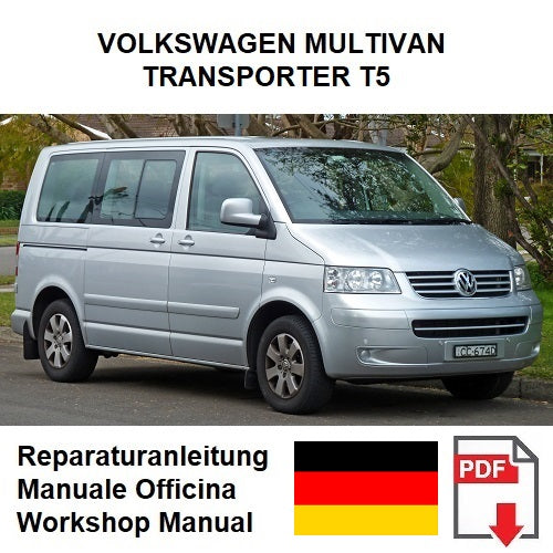 Volkswagen Transporter T5 Multivan Caravelle California (2003-2015) Workshop service manual