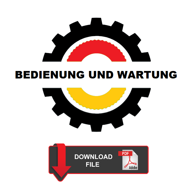 VICON RF 3325 Round baler Operator's Manual use maintenance Wartungsanleitung