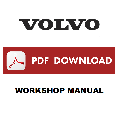 VOLVO ECR58 Compact Excavator Workshop service manual repair instructions ENGLISH