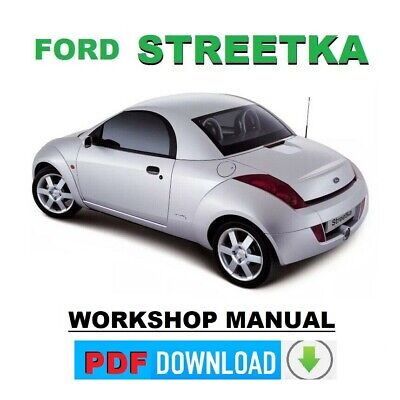 FORD STREETKA Street KA cabrio Manuale officina Workshop Service & Repair manual