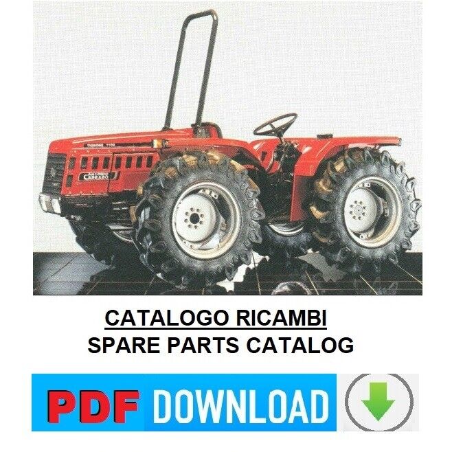 CARRARO Tigretrac 8008 serie 22 Catalogo ricambi Manuale parti esplosi trattore