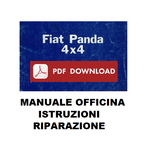FIAT PANDA 4x4 Manuale officina istruzioni riparazione Assistenza 2000 2001 2002