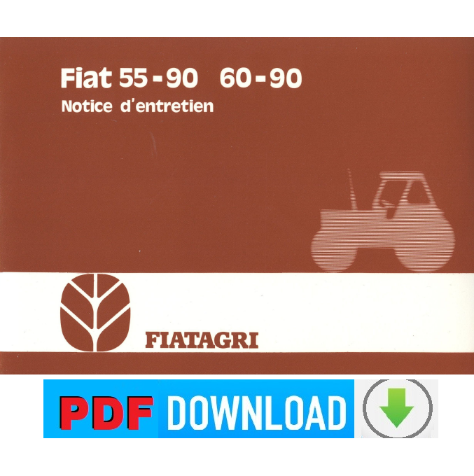 Fiatagri Fiat 55-90 60-90 Manuale Uso Manutenzione Libretto istruzioni FRANCESE