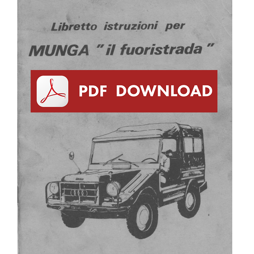 fuoristrada DKW MUNGA Manuale uso manutenzione Libretto istruzioni ITALIANO