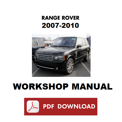 LAND ROVER Range Rover (2007-2010) Workshop service repair Manuale officina