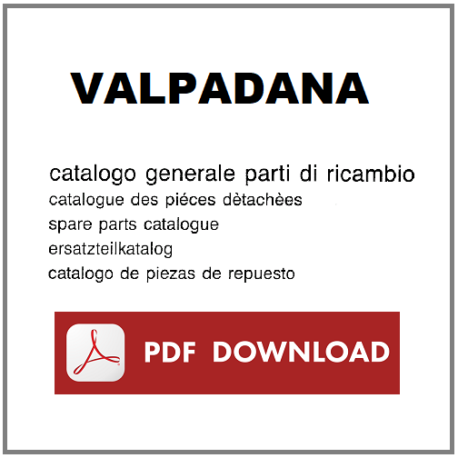 VALPADANA MTA 1820 CAR Catalogo ricambi Manuale parti esplosi motoagricola