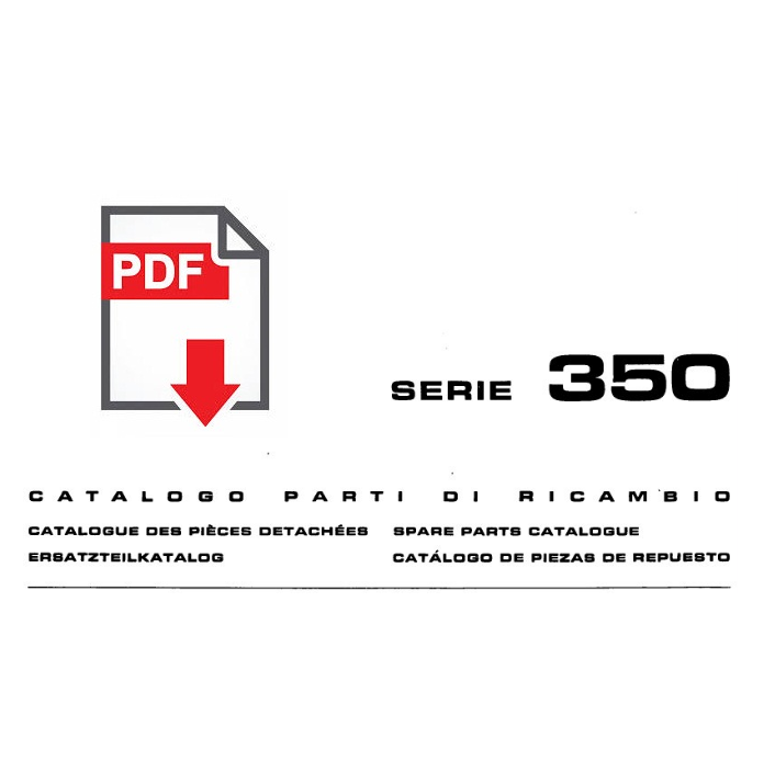 Catalogo ricambi trattore FIAT serie 350 Manuale parti esplosi SPARE PARTS 