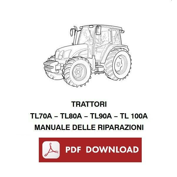 New Holland manuale officina TL70A TL80A TL90A TL100A istruzioni riparazione ITA