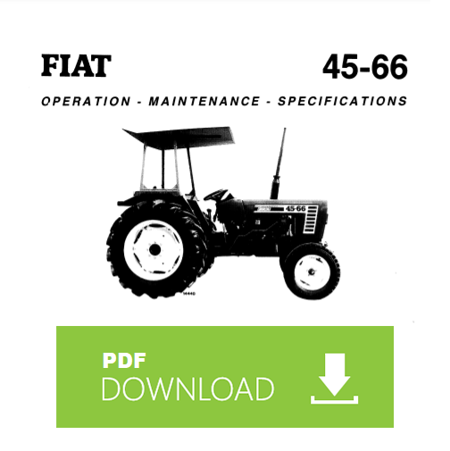 Trattore FIAT 45-66 e DT Manuale uso manutenzione Libretto istruzioni ENGLISH