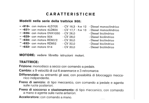 GOLDONI 919 921 926 928 930 932 933 Manuale uso manutenzione Libretto istruzioni