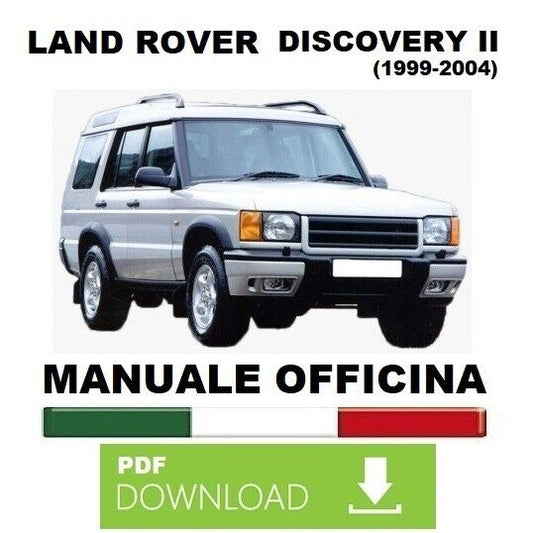 Land Rover Discovery 2 V8 4.0 4.6 Manuale officina istruzioni riparazione ITA