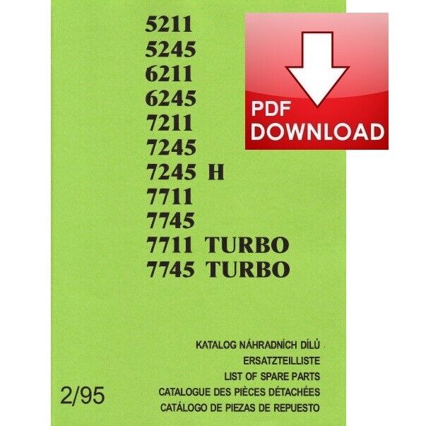 ZETOR 5211 5245 6211 6245 Catalogo ricambi Manuale parti esplosi SPARE PARTS