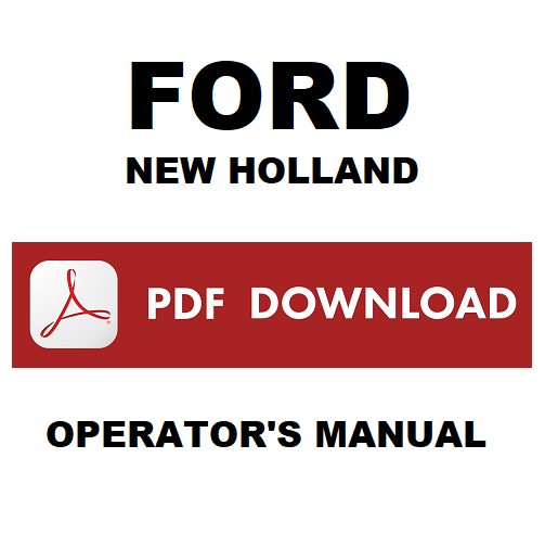 Trattore FORD 655 New Holland Manuale uso manutenzione Libretto istruzioni ENG