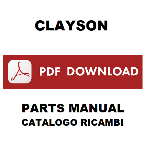 CLAYSON M80 9076 New Holland Catalogo ricambi Manuale parti SPARE PARTS combine