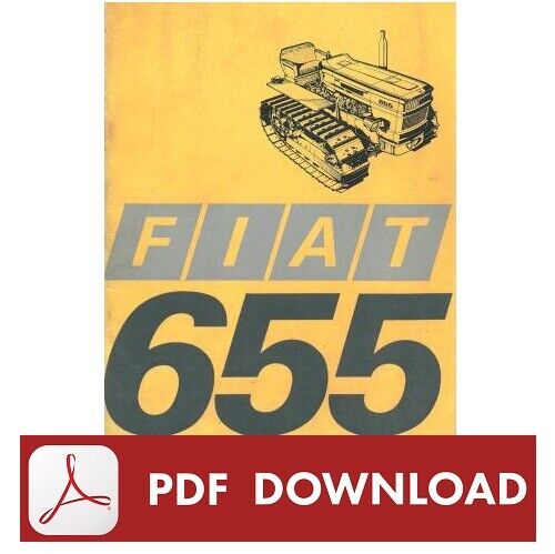 Trattore cingolato FIAT 655 655C Manuale uso manutenzione libretto istruzioni 