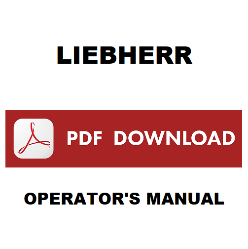 LIEBHERR L506 - 776 Manuale uso manutenzione istruzioni Operator's User Manual