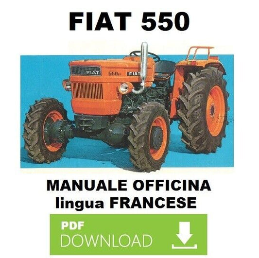 FIAT 550 Manuale officina Istruzioni riparazione Workshop service in FRANCESE