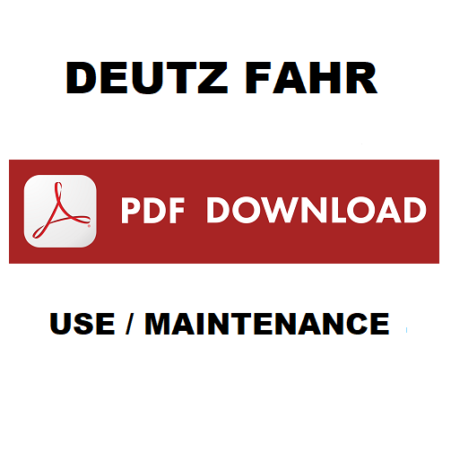 DEUTZ AGROFARM 410 420 430 Manuale uso manutenzione Libretto istruzioni ENG