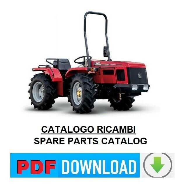 CARRARO serie 21 TIGRONE Catalogo ricambi Manuale parti esplosi trattore