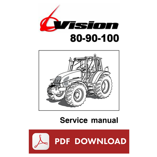 LANDINI VISION 80 90 100 Manuale officina riparazione trattore Workshop service