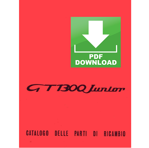 Catalogo ricambi Alfa Romeo GT 1300 Junior Manuale parti esplosi SPARE PARTS