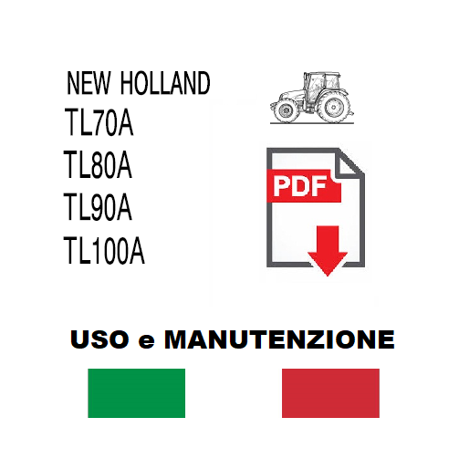 New Holland TL70A TL80A Manuale uso manutenzione Libretto istruzioni trattore