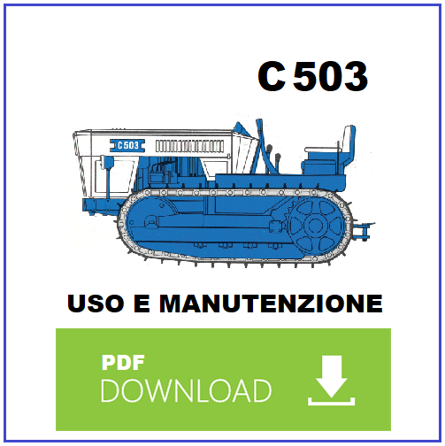 Lamborghini C503 Libretto Istruzioni Manuale Uso Manutenzione Trattore ITALIANO