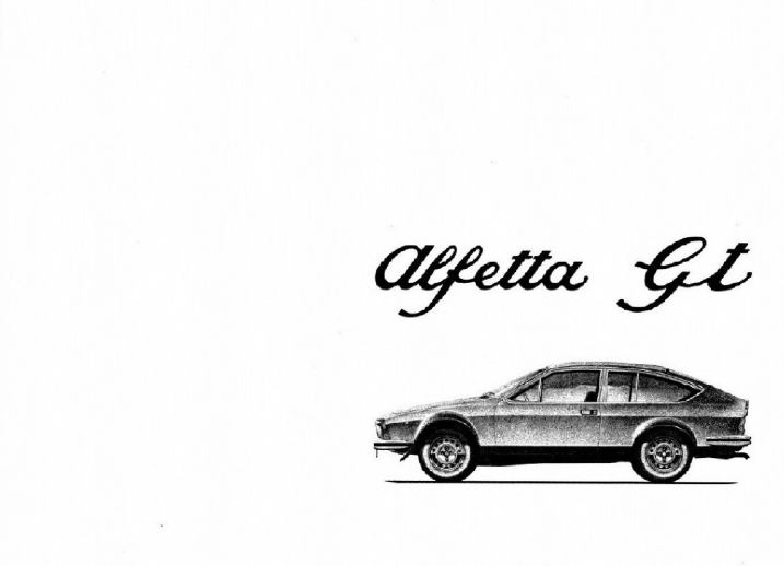 Alfa Romeo ALFETTA GT Catalogo ricambi Manuale parti esplosi SPARE PARTS BOOK