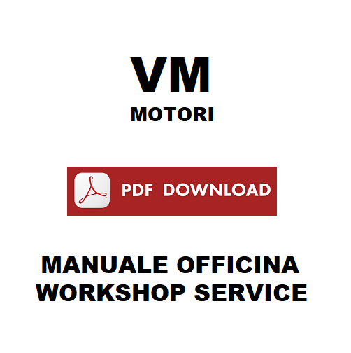 VM Motori D700-D750 Manuale officina riparazione assistenza Workshop service