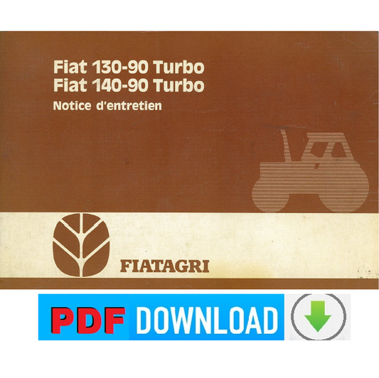 Fiatagri Fiat 130-90 Turbo Manuale Uso Manutenzione Libretto istruzioni FRANCESE