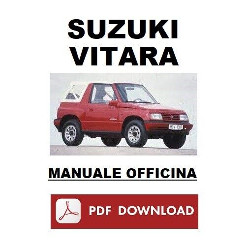 Suzuki Vitara (1988-1998) Manuale officina Istruzioni riparazione e manutenzione