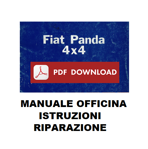 FIAT PANDA 4x4 Manuale officina Assistenza alla riparazione 1983 1984 1985