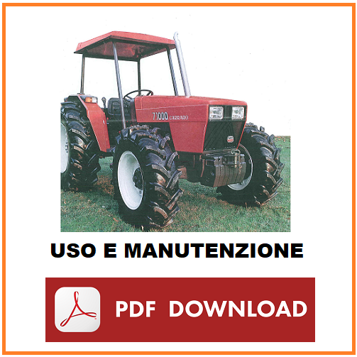 Trattore Carraro serie 1000 Manuale uso manutenzione libretto istruzioni ITA