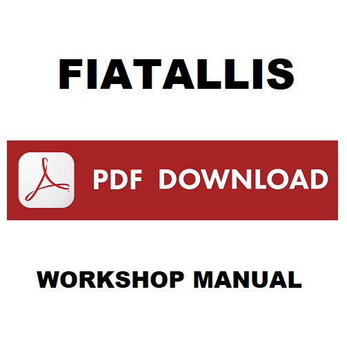 Fiatallis FL5 FL5B FD5 Crawler Manuale officina riparazione Workshop service