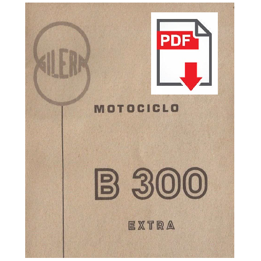 GILERA B300 Extra Manuale uso manutenzione Libretto istruzioni motociclo ITA