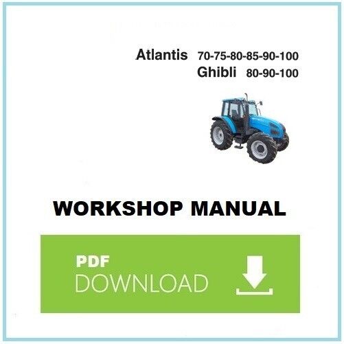 LANDINI GHIBLI 80 90 100 Workshop training manual service Manuale officina ENG