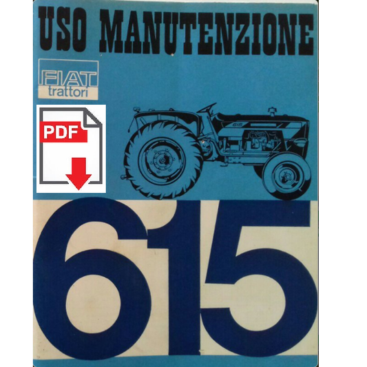 Trattore FIAT OM 615 Automatic Manuale uso manutenzione Libretto istruzioni ITA