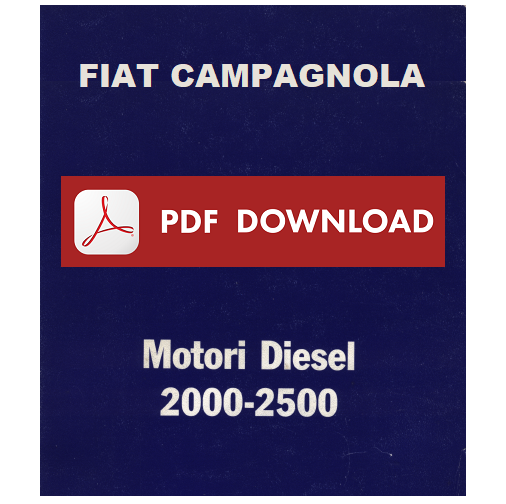 Fiat Campagnola 1107BD Diesel Manuale officina GUIDA istruzioni riparazione