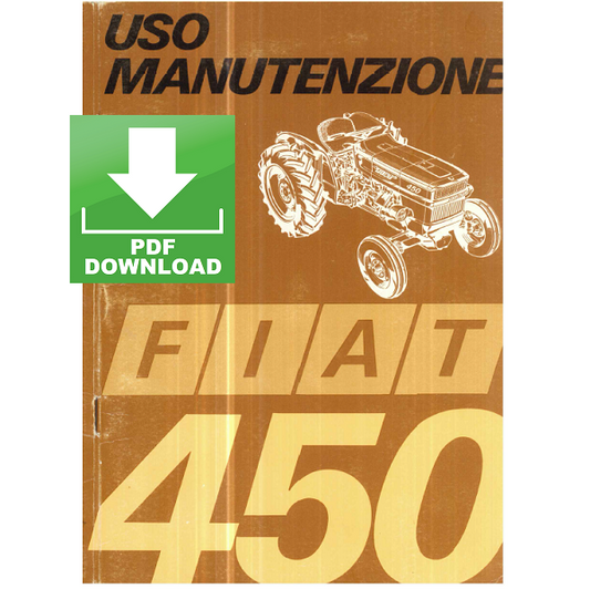 Trattore FIAT 450 Manuale uso manutenzione Libretto istruzioni ITALIANO