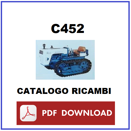 Trattore Lamborghini C452 Catalogo parti ricambio manuale parti esplosi ricambi