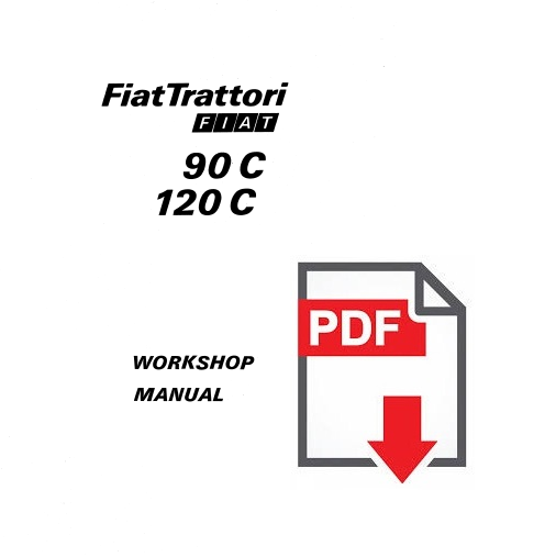 Tractor FIAT 90C 120C Workshop service manual repair instructions ENGLISH