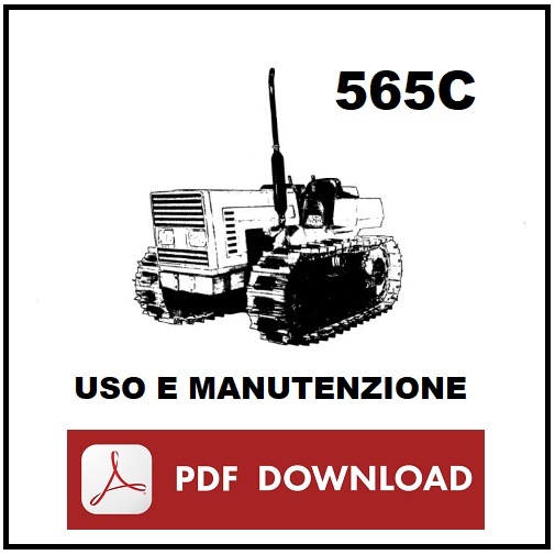 Trattore cingolato FIAT 565C Manuale uso e manutenzione libretto istruzioni ITA