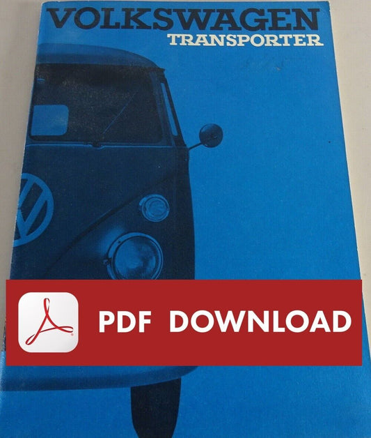 VOLKSWAGEN TRANSPORTER 1 (1949-1967) Manuale uso manutenzione Owner's manual